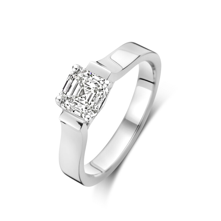 Royal Asscher Celeste solitair ring witgoud met diamant - R.111.RAC.WG.52 GIA - #2 Royal Asscher Celeste solitair ring witgoud met diamant - R.111.RAC.WG.52 GIA - #2