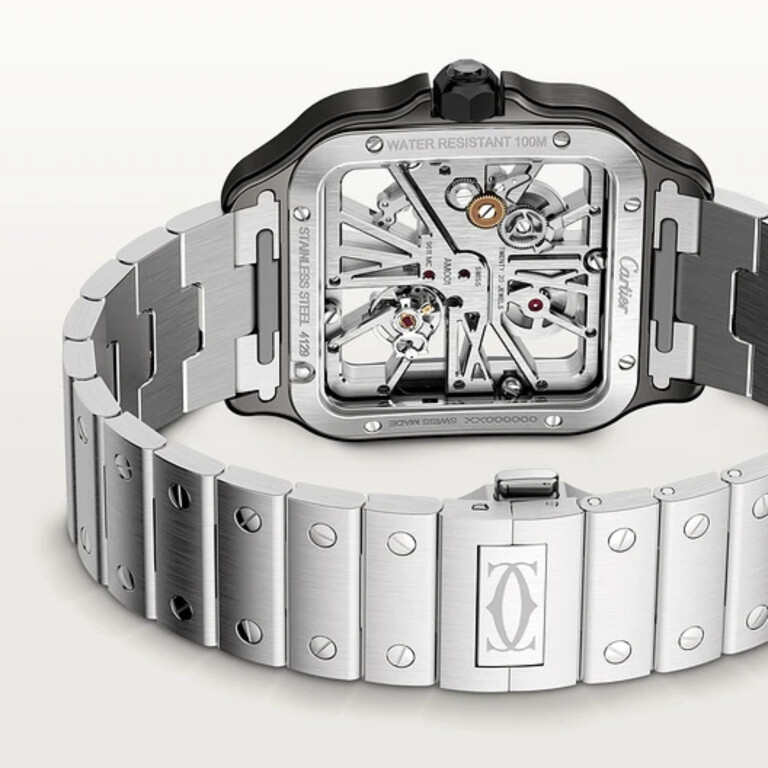 Cartier Santos de Cartier Skeleton LM - WHSA0027 - #4 Cartier Santos de Cartier Skeleton LM - WHSA0027 - #4