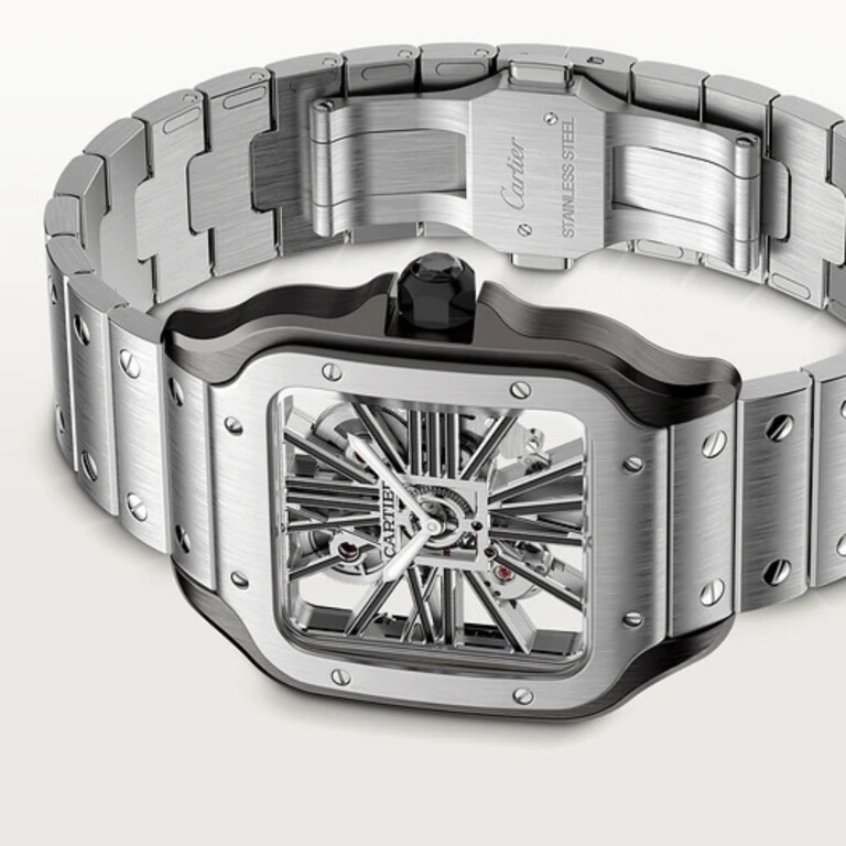 Cartier Santos de Cartier Skeleton LM - WHSA0027 - #6 Cartier Santos de Cartier Skeleton LM - WHSA0027 - #6