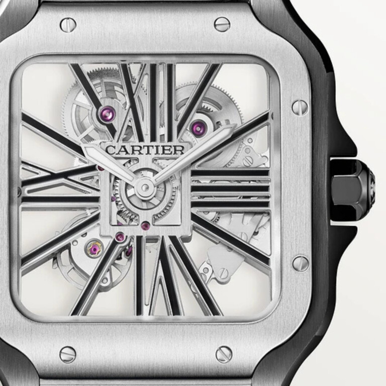 Cartier Santos de Cartier Skeleton LM - WHSA0027 - #7 Cartier Santos de Cartier Skeleton LM - WHSA0027 - #7