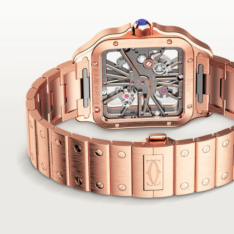 Cartier Santos de Cartier Skeleton LM - WHSA0016 - #6 Cartier Santos de Cartier Skeleton LM - WHSA0016 - #6
