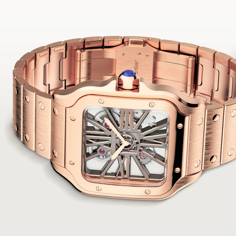 Cartier Santos de Cartier Skeleton LM - WHSA0016 - #8 Cartier Santos de Cartier Skeleton LM - WHSA0016 - #8