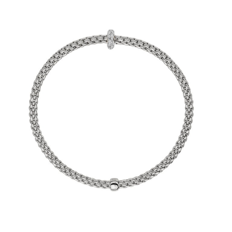 Fope Prima flexibele armband witgoud met diamant - 74508BX_BB_B_XBX_00M - #4 Fope Prima flexibele armband witgoud met diamant - 74508BX_BB_B_XBX_00M - #4
