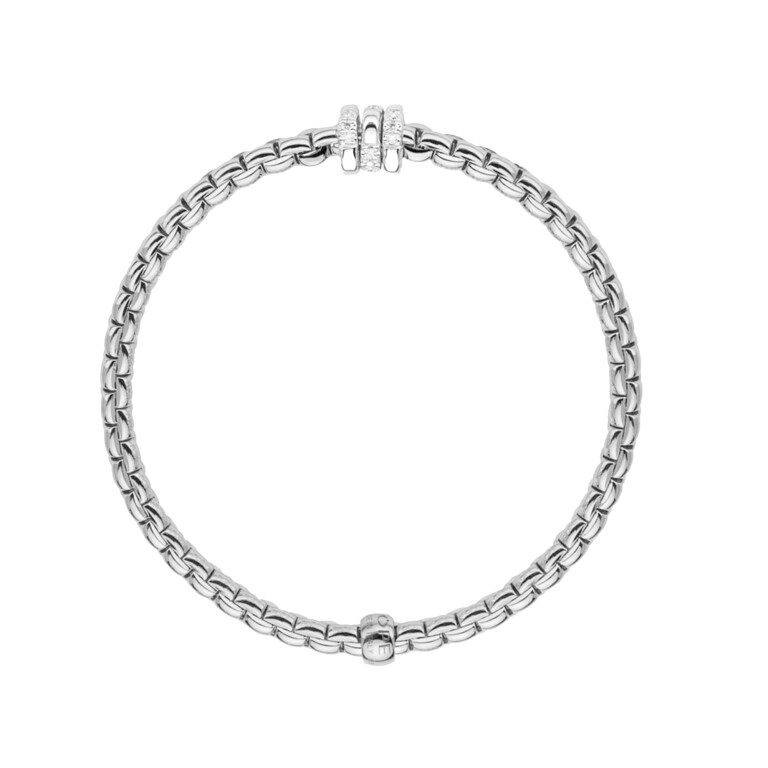 Fope Eka Tiny flexibele armband witgoud met diamant - 73901BX_BB_B_BBB_00M - #4 Fope Eka Tiny flexibele armband witgoud met diamant - 73901BX_BB_B_BBB_00M - #4