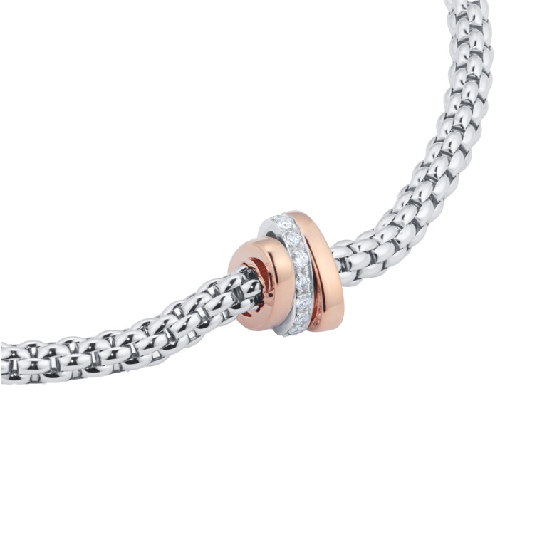 Fope Prima collier rosé/wit goud met diamant - 74408CX_BB_B_RBR_043 - #4 Fope Prima collier rosé/wit goud met diamant - 74408CX_BB_B_RBR_043 - #4