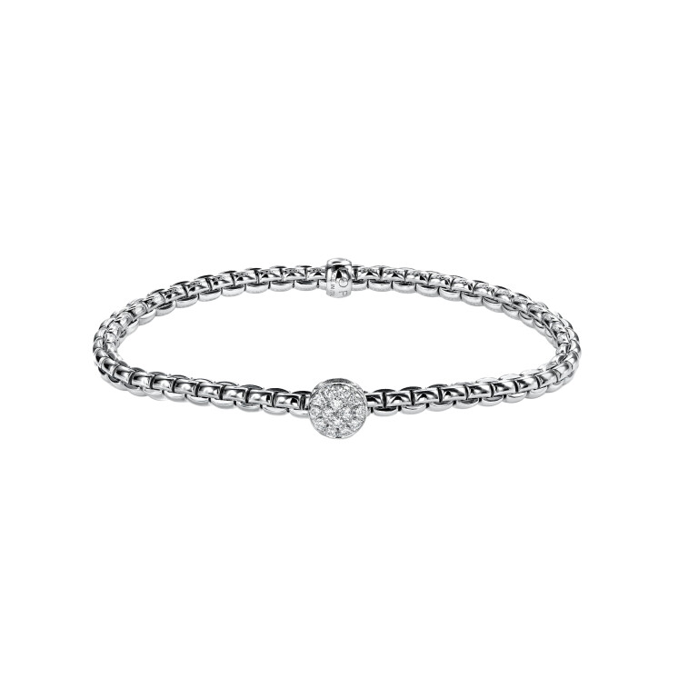 Fope Eka Tiny flexibele armband witgoud met diamant - 73601BX_PB_B_XBX_00M - #2 Fope Eka Tiny flexibele armband witgoud met diamant - 73601BX_PB_B_XBX_00M - #2