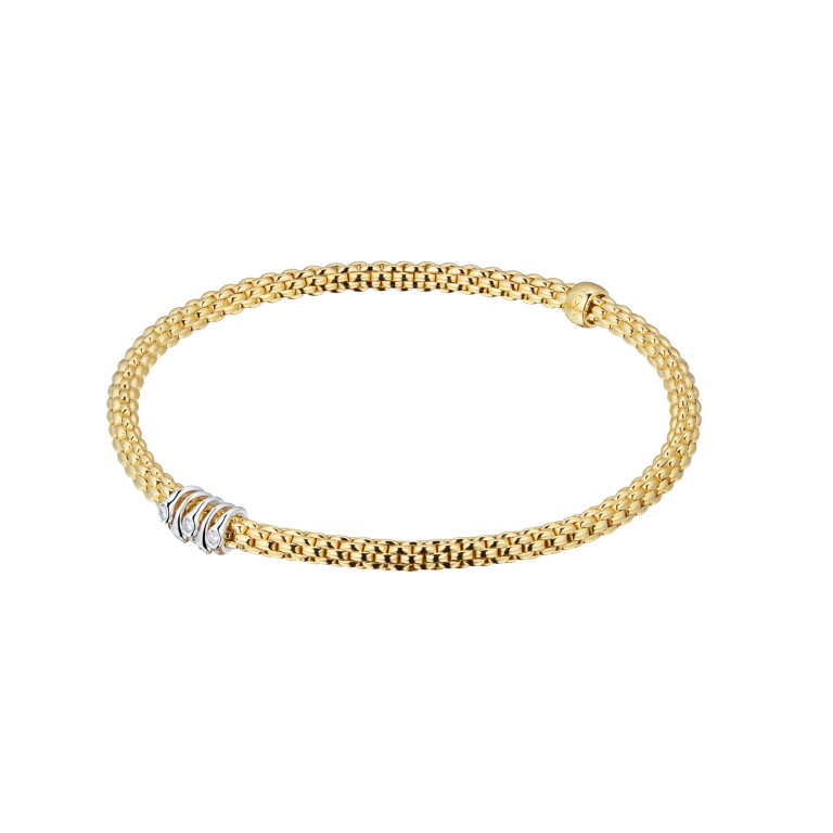 Fope Prima Armbanden geel/wit goud met diamant - 74608BX_BB_G_XBX_00M - #3 Fope Prima Armbanden geel/wit goud met diamant - 74608BX_BB_G_XBX_00M - #3