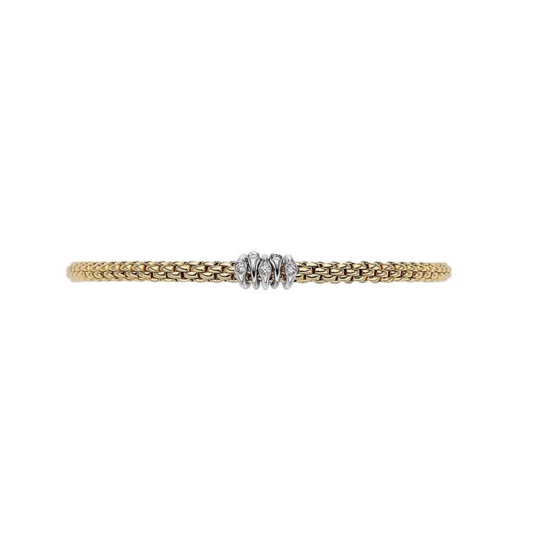 Fope Prima Armbanden geel/wit goud met diamant - 74608BX_BB_G_XBX_00M - #2 Fope Prima Armbanden geel/wit goud met diamant - 74608BX_BB_G_XBX_00M - #2