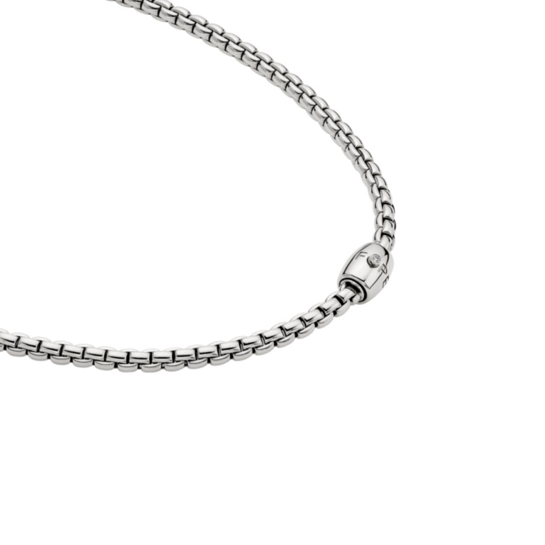 Fope Solo collier witgoud met diamant - 07F01CX_BB_B_XBX_043 - #2 Fope Solo collier witgoud met diamant - 07F01CX_BB_B_XBX_043 - #2