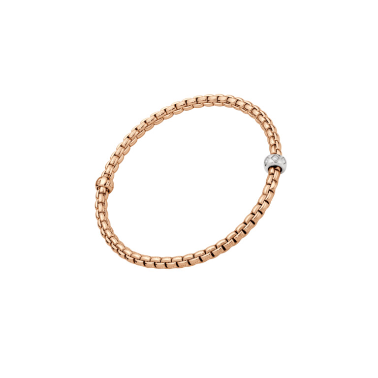 Fope Eka flexibele armband rosé/wit goud met diamant - 73101BX_BB_R_XBX_00S - #3 Fope Eka flexibele armband rosé/wit goud met diamant - 73101BX_BB_R_XBX_00S - #3