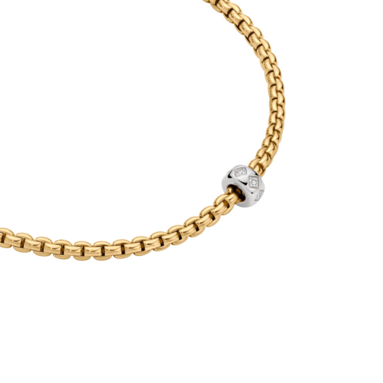 Fope Eka collier geel/wit goud met diamant - 73101CX_BB_G_XBX_043 - #3 Fope Eka collier geel/wit goud met diamant - 73101CX_BB_G_XBX_043 - #3