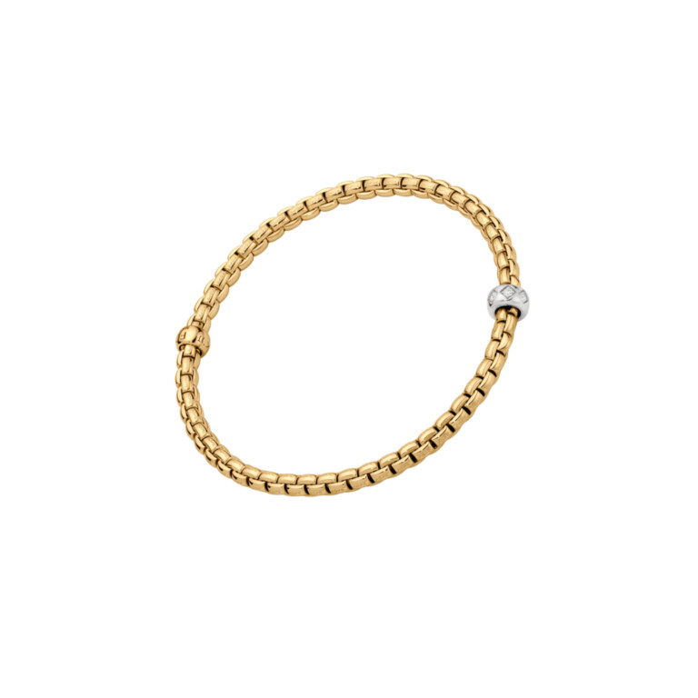 Fope Eka Armbanden geel/wit goud met diamant - 73101BX_BB_G_XBX_00S - #3 Fope Eka Armbanden geel/wit goud met diamant - 73101BX_BB_G_XBX_00S - #3