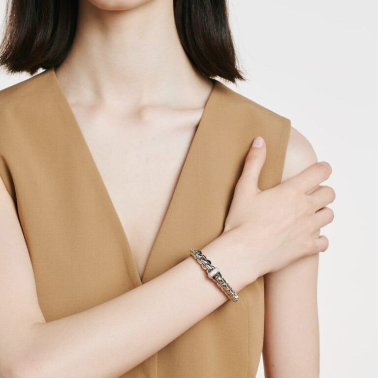 Fope Eka flexibele armband geel/wit goud met diamant - 60711BX_PB_G_XBX_00M - #5 Fope Eka flexibele armband geel/wit goud met diamant - 60711BX_PB_G_XBX_00M - #5