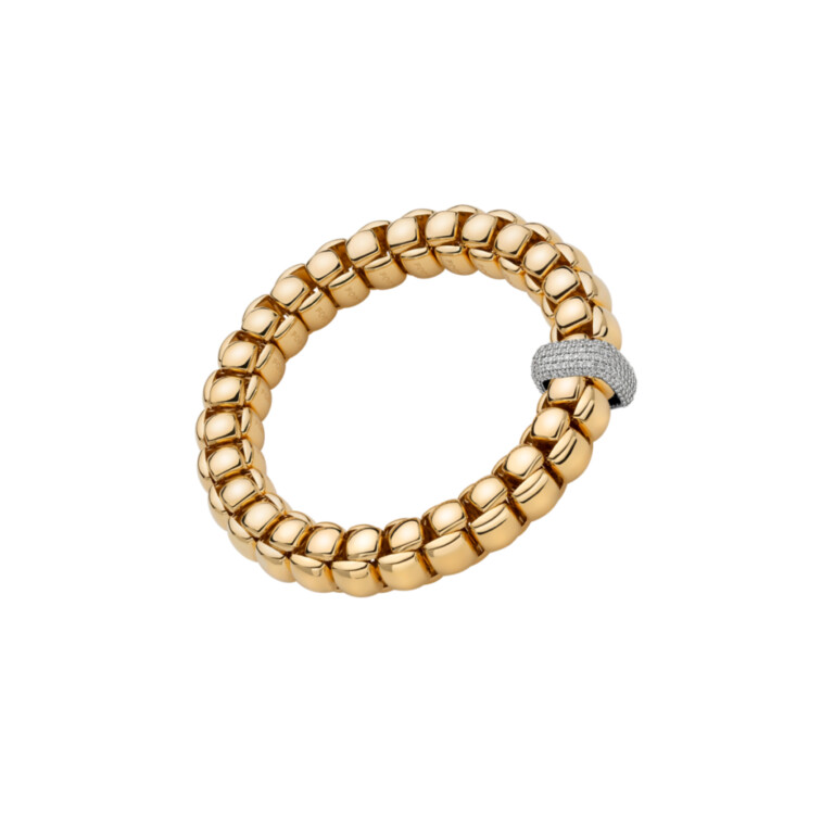 Fope Luna flexibele armband geelgoud met diamant - 52107BX_PB_G_XBX_00M - #3 Fope Luna flexibele armband geelgoud met diamant - 52107BX_PB_G_XBX_00M - #3