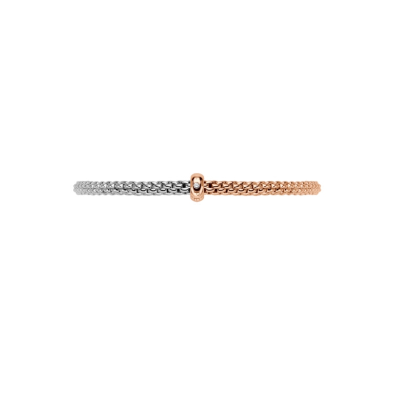 Fope Eka flexibele armband rosé/wit goud met diamant - 01M01B2_BB_1_XRX_00M - #3 Fope Eka flexibele armband rosé/wit goud met diamant - 01M01B2_BB_1_XRX_00M - #3