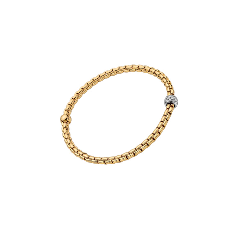 Fope Eka Tiny Armbanden geel/wit goud met diamant - 73301BX_PB_G_XBX_00L - #3 Fope Eka Tiny Armbanden geel/wit goud met diamant - 73301BX_PB_G_XBX_00L - #3