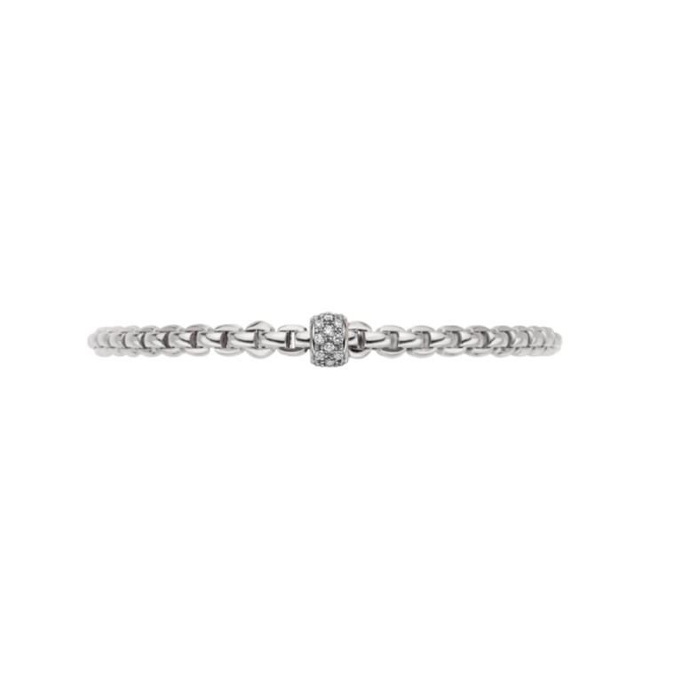 Fope Eka Tiny flexibele armband witgoud met diamant - 73301BX_PB_B_XBX_00S - #2 Fope Eka Tiny flexibele armband witgoud met diamant - 73301BX_PB_B_XBX_00S - #2