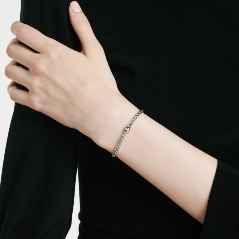 Fope Eka flexibele armband witgoud met diamant - 01M01BX_BB_B_XBX_00L - #5 Fope Eka flexibele armband witgoud met diamant - 01M01BX_BB_B_XBX_00L - #5