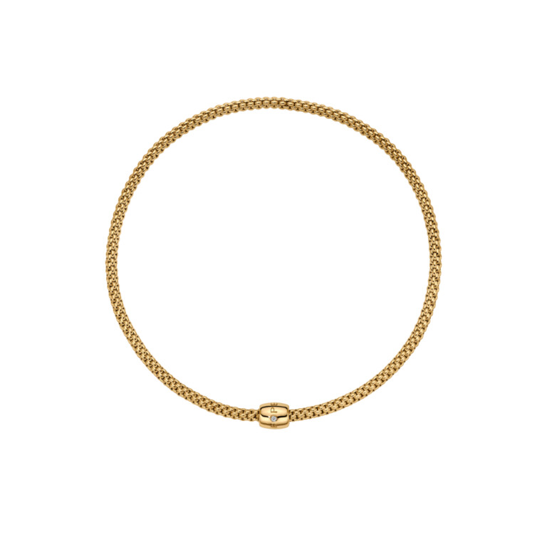 Fope Solo collier geelgoud met diamant - 62606CX_BB_G_XXX_043 - #2 Fope Solo collier geelgoud met diamant - 62606CX_BB_G_XXX_043 - #2