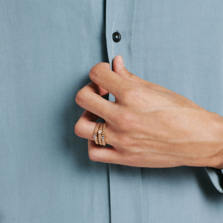 Fope Souls ring roodgoud met diamant - 09E08AX_BB_R_XBX_00M - #9 Fope Souls ring roodgoud met diamant - 09E08AX_BB_R_XBX_00M - #9