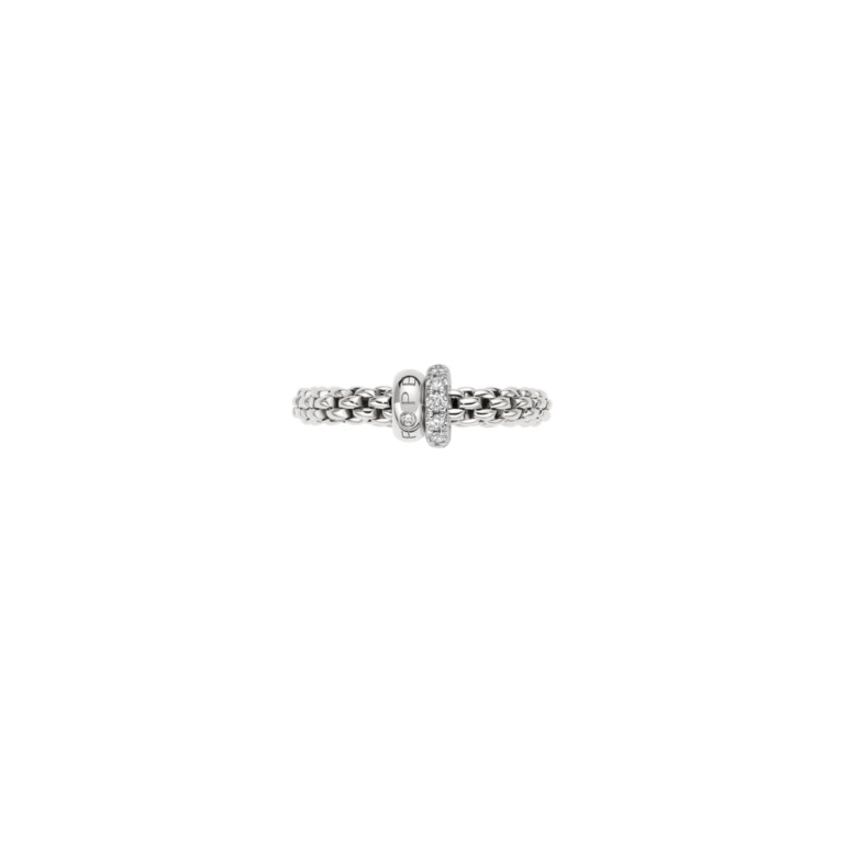 Fope Solo ring witgoud met diamant - 62408AX_PB_B_BBX_00M - #4 Fope Solo ring witgoud met diamant - 62408AX_PB_B_BBX_00M - #4