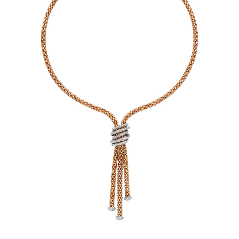 Fope Mialuce collier rosé/wit goud met diamant - 65106CX_PB_R_BBB_043 - #2 Fope Mialuce collier rosé/wit goud met diamant - 65106CX_PB_R_BBB_043 - #2