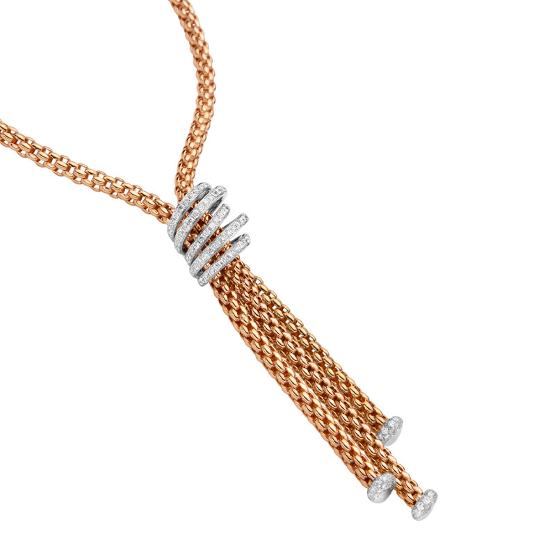 Fope Mialuce collier rosé/wit goud met diamant - 65106CX_PB_R_BBB_043 - #3 Fope Mialuce collier rosé/wit goud met diamant - 65106CX_PB_R_BBB_043 - #3
