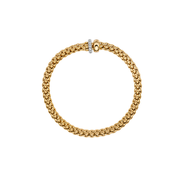 Fope Solo Armbanden geel/wit goud met diamant - 62406BX_PB_G_BGX_00M - #4 Fope Solo Armbanden geel/wit goud met diamant - 62406BX_PB_G_BGX_00M - #4