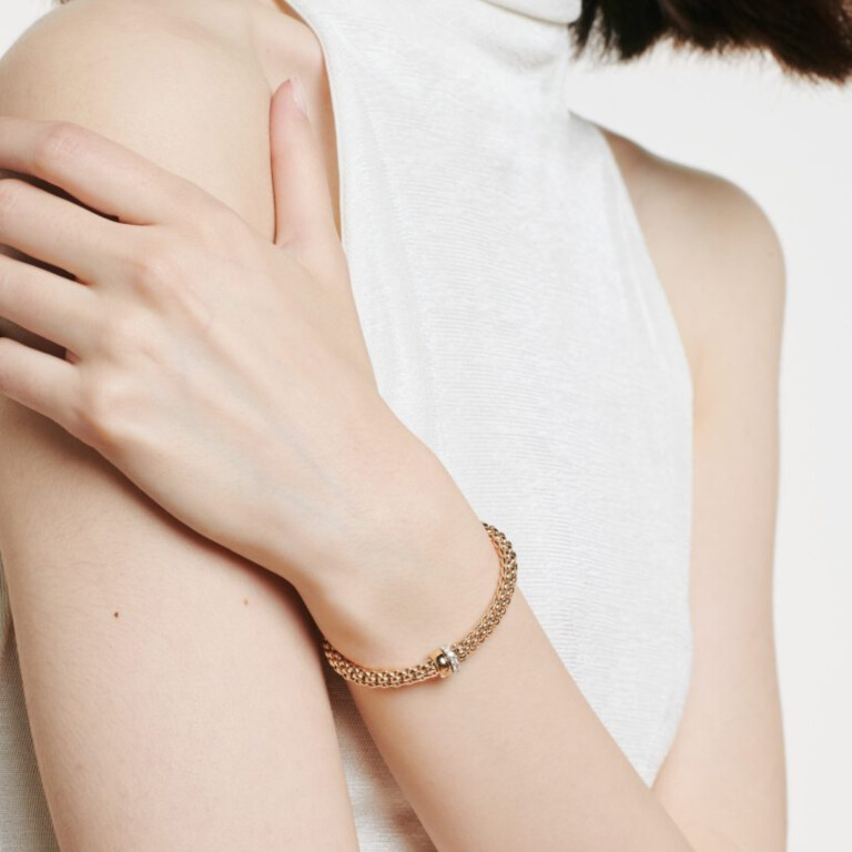 Fope Solo Armbanden geel/wit goud met diamant - 62406BX_PB_G_BGX_00M - #5 Fope Solo Armbanden geel/wit goud met diamant - 62406BX_PB_G_BGX_00M - #5