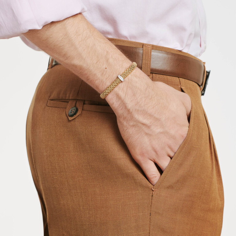 Fope Vendome flexibele armband geel/wit goud met diamant - 58402BX_BB_G_XBX_00M - #5 Fope Vendome flexibele armband geel/wit goud met diamant - 58402BX_BB_G_XBX_00M - #5