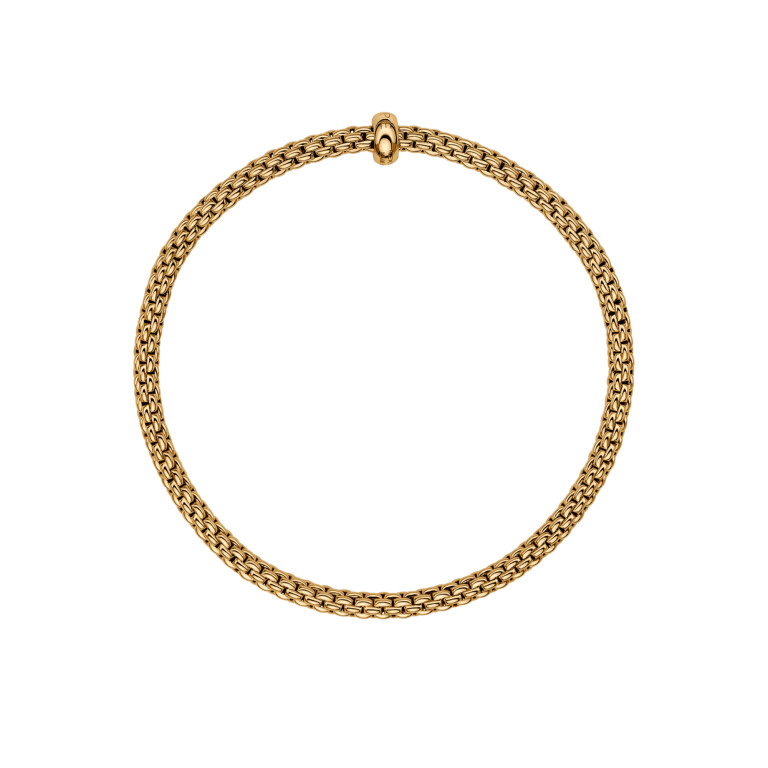 Fope Prima flexibele armband geelgoud met diamant - 01M08BX_BB_G_XGX_00M - #4 Fope Prima flexibele armband geelgoud met diamant - 01M08BX_BB_G_XGX_00M - #4