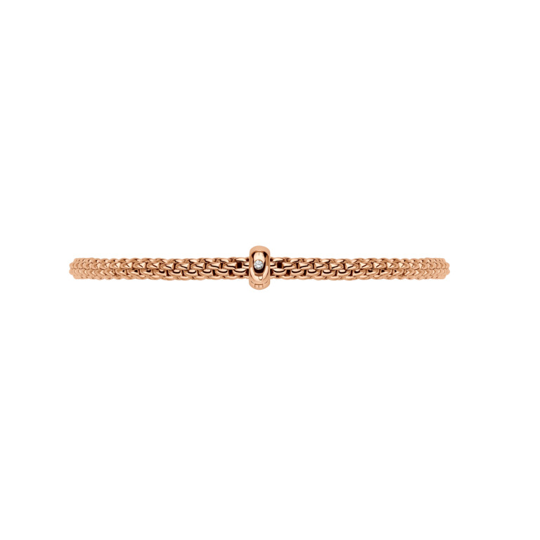 Fope Prima flexibele armband roodgoud met diamant - 01M08BX_BB_R_XRX_00M - #2 Fope Prima flexibele armband roodgoud met diamant - 01M08BX_BB_R_XRX_00M - #2