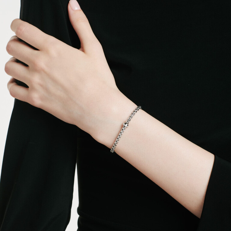 Fope Eka flexibele armband geelgoud met diamant - 01M01BX_BB_G_XGX_00M - #5 Fope Eka flexibele armband geelgoud met diamant - 01M01BX_BB_G_XGX_00M - #5