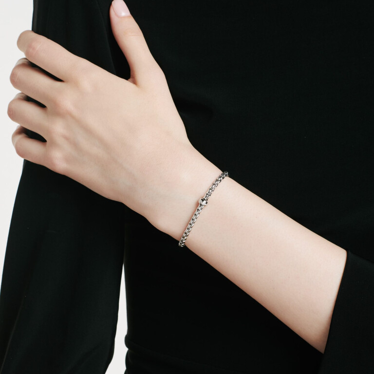 Fope Eka flexibele armband witgoud met diamant - 01M01BX_BB_B_XBX_00M - #5 Fope Eka flexibele armband witgoud met diamant - 01M01BX_BB_B_XBX_00M - #5