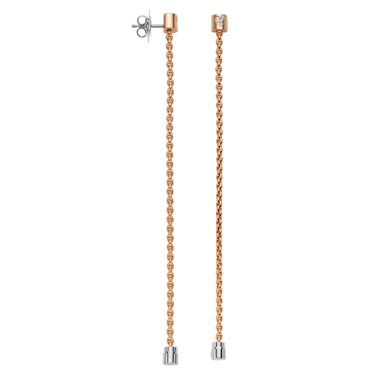 Fope Aria oorhangers rosé/wit goud met diamant - 89203OX_BB_R_XRX_000 - #2 Fope Aria oorhangers rosé/wit goud met diamant - 89203OX_BB_R_XRX_000 - #2