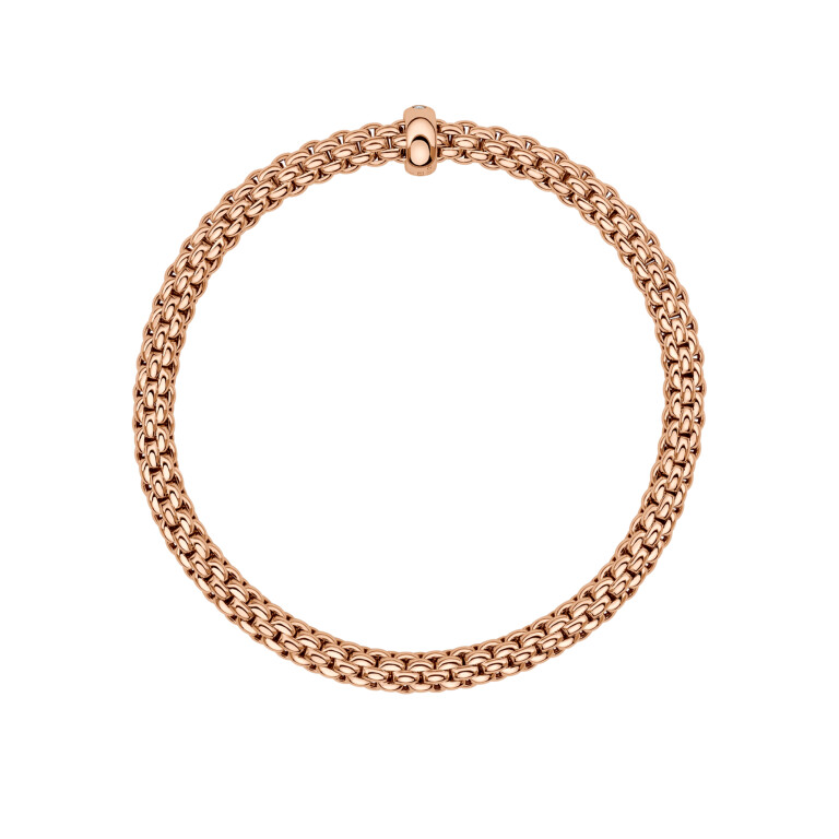 Fope Solo Armbanden roodgoud met diamant - 01M06BX_BB_R_XRX_00M - #4 Fope Solo Armbanden roodgoud met diamant - 01M06BX_BB_R_XRX_00M - #4