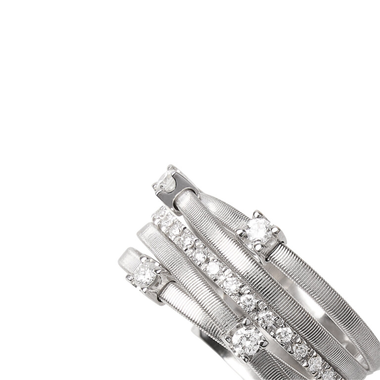 Marco Bicego Goa ring witgoud met diamant - AG270-B2 - #3 Marco Bicego Goa ring witgoud met diamant - AG270-B2 - #3