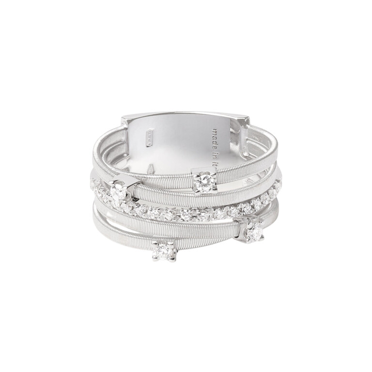 Marco Bicego Goa ring witgoud met diamant - AG270-B2 - #2 Marco Bicego Goa ring witgoud met diamant - AG270-B2 - #2