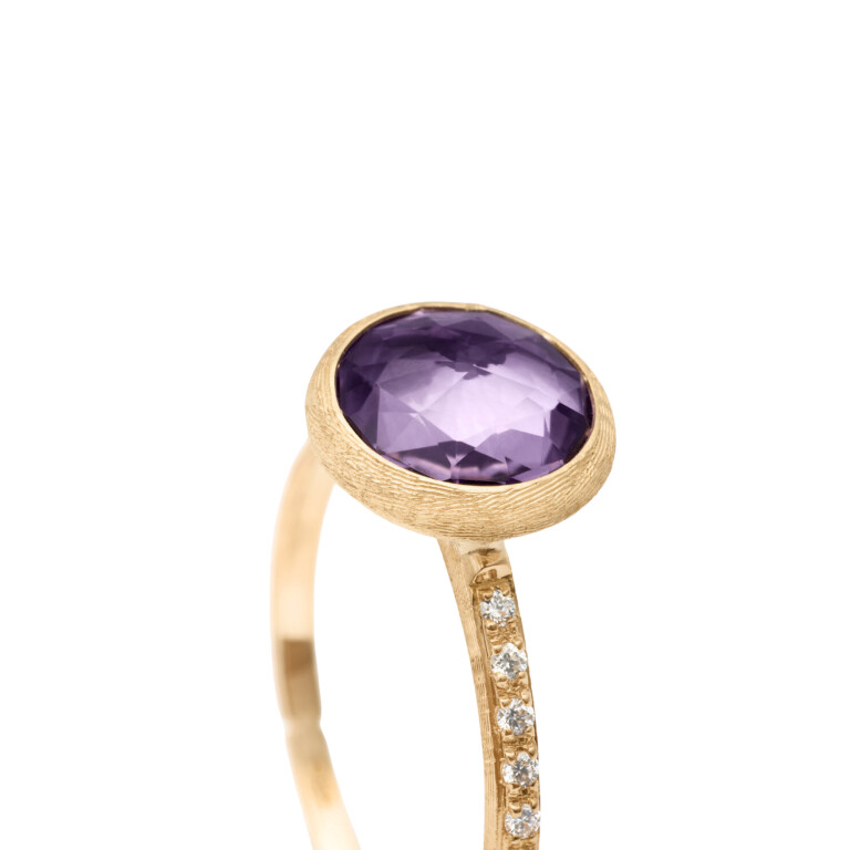 Marco Bicego Jaipur ring geelgoud met diamant - AB632-B-AT01 - #2 Marco Bicego Jaipur ring geelgoud met diamant - AB632-B-AT01 - #2