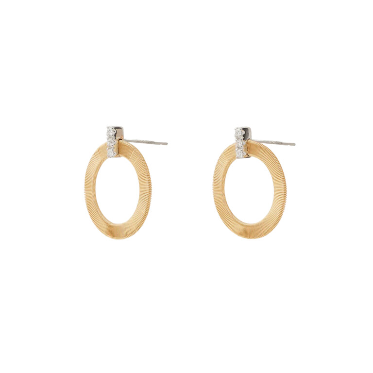 Marco Bicego Masai oorknoppen geel/wit goud met diamant - OG378-B1 - #2 Marco Bicego Masai oorknoppen geel/wit goud met diamant - OG378-B1 - #2