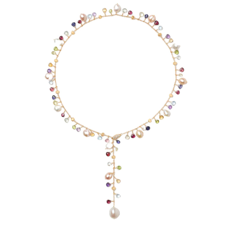 Marco Bicego Paradise collier geelgoud met diamant - CB2586-B-MIX114 - #2 Marco Bicego Paradise collier geelgoud met diamant - CB2586-B-MIX114 - #2