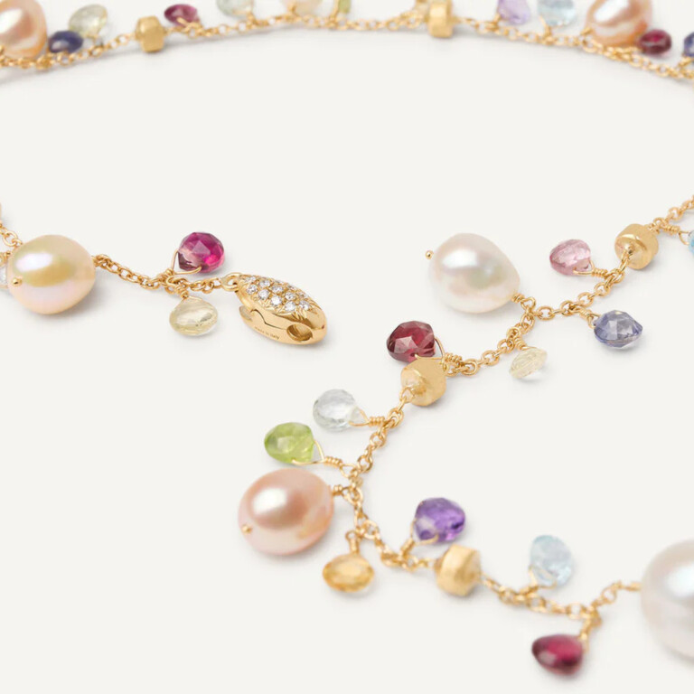 Marco Bicego Paradise collier geelgoud met diamant - CB2586-B-MIX114 - #4 Marco Bicego Paradise collier geelgoud met diamant - CB2586-B-MIX114 - #4