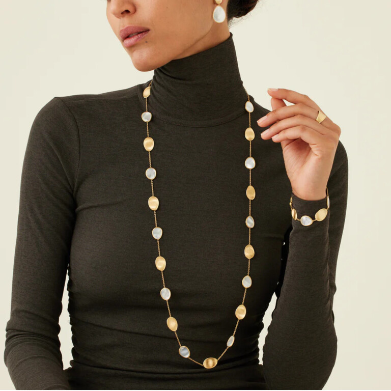 Marco Bicego Lunaria collier geelgoud - CB2157-MPW - #4 Marco Bicego Lunaria collier geelgoud - CB2157-MPW - #4