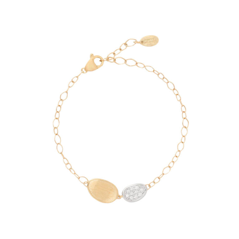 Marco Bicego Lunaria armband geelgoud met diamant - BB2591-B - #2 Marco Bicego Lunaria armband geelgoud met diamant - BB2591-B - #2