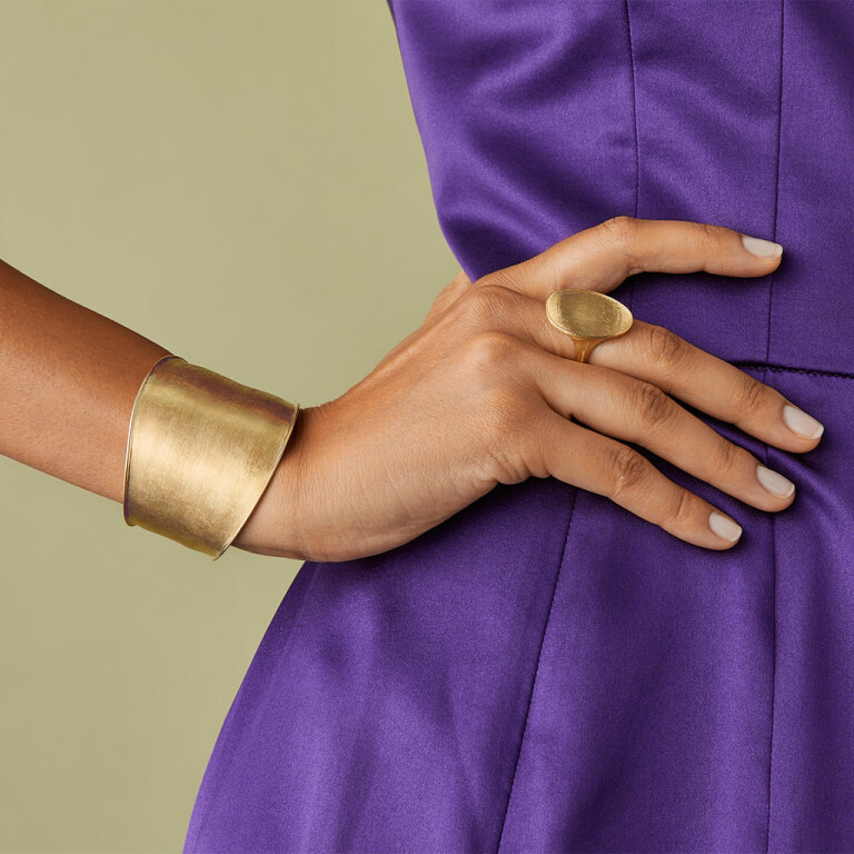 Marco Bicego Lunaria ring geelgoud - AB564 - #4 Marco Bicego Lunaria ring geelgoud - AB564 - #4