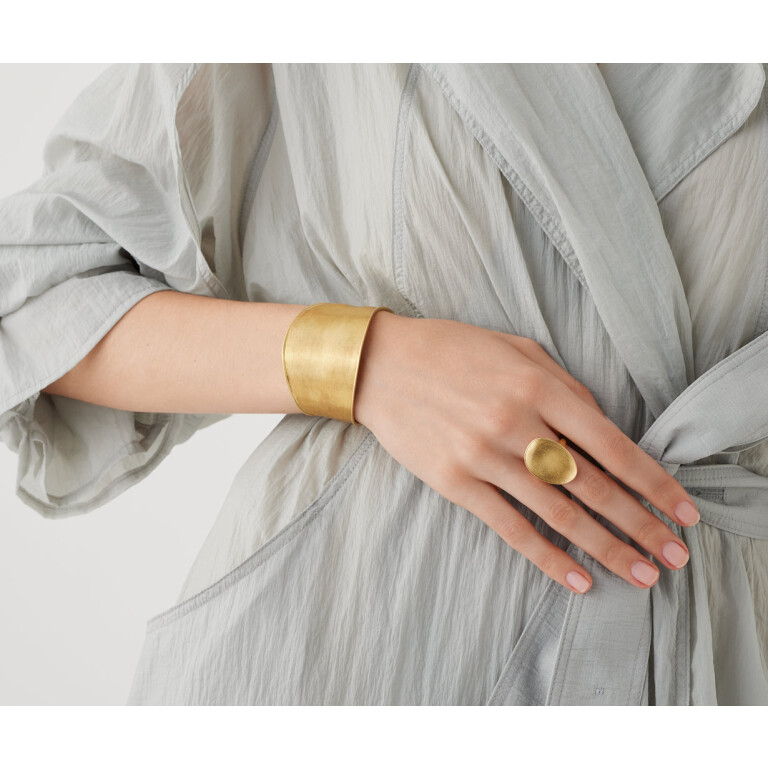 Marco Bicego Lunaria ring geelgoud - AB564 - #5 Marco Bicego Lunaria ring geelgoud - AB564 - #5