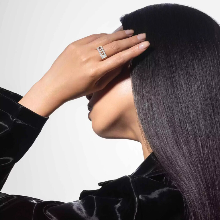 Messika Move Noa ring roodgoud met diamant - 10102-PG - #3 Messika Move Noa ring roodgoud met diamant - 10102-PG - #3