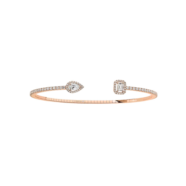 Messika My twin Toi & Moi armband roodgoud met diamant - 6161-PG - #1 Messika My twin Toi & Moi armband roodgoud met diamant - 6161-PG - #1