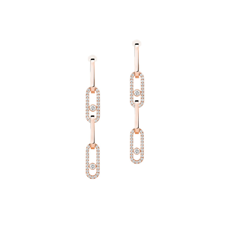 Move Link oorhangers - Messika - 13678-PG Move Link oorhangers - Messika - 13678-PG