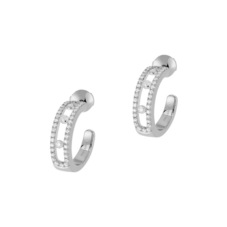 Move Classic oorringen - Messika - 4993-WG Move Classic oorringen - Messika - 4993-WG